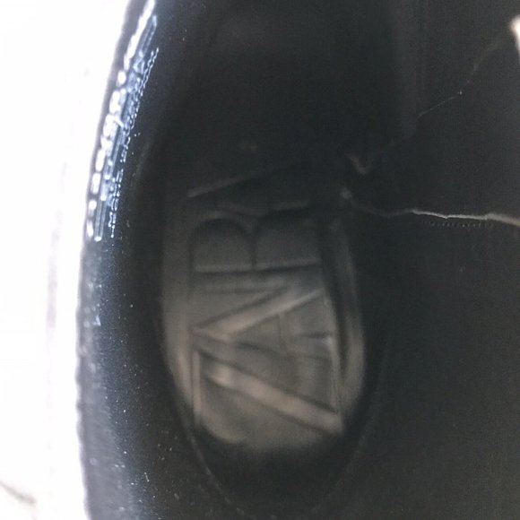 Zara Black Platform Block Heeled Ankle Suede Boots 7136 001 040 Size 39EU/8.5 US - Picture 8 of 11